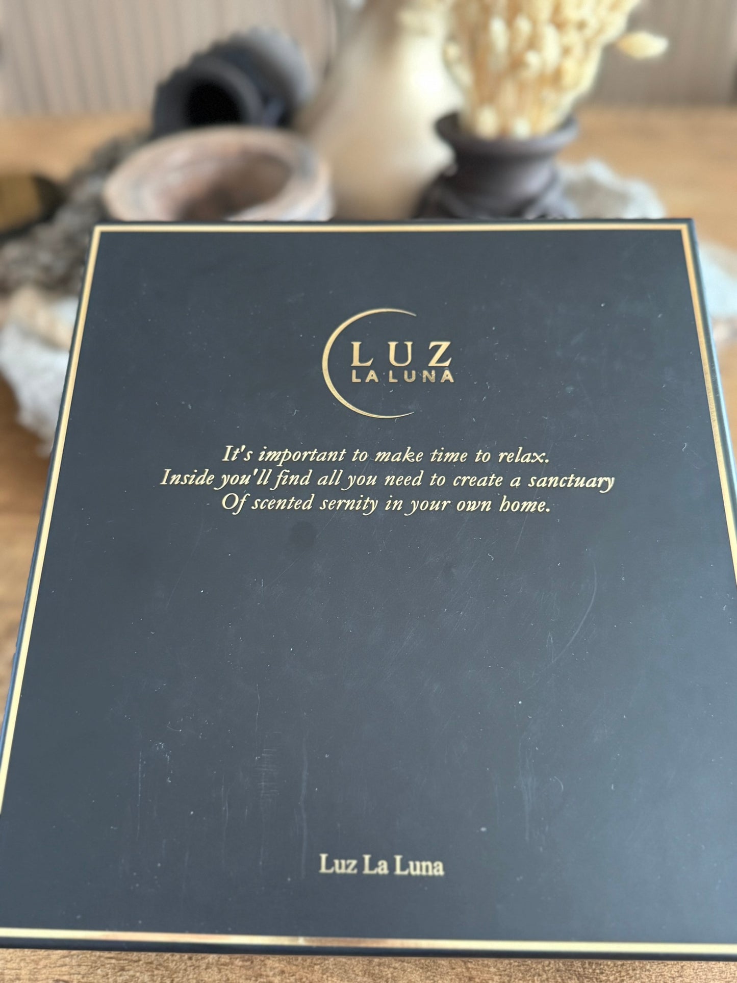 Giftset - relatiegeschenk - kerstpakket - geurkaars + roomspray + room perfume